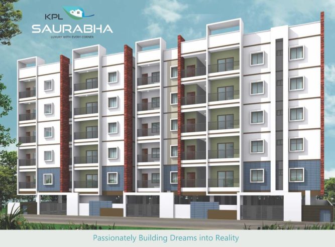 1505 Sq.Ft Flat with 3BHK For Sale in MNM KPL SAURABHA Banjara layout