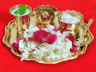 🪔 Pure Brass Bhog Thali for Puja 🪔