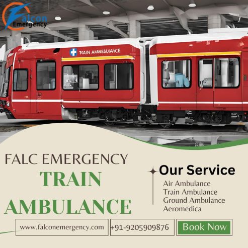 FALC Emergency Train Ambulance in Ranchi Provides Continuous Help during Transfer