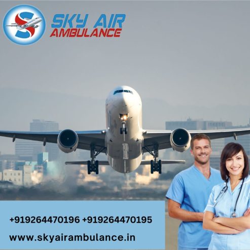 Take Air Ambulance in Patna with Best Medical Aid by Sky Air Ambulance