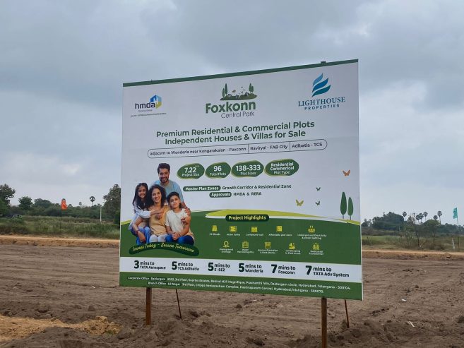 #Foxkon central Park – HMDA Approved plots for sale In Kongarakalan #Adibatla#Inside ORR -8500204047