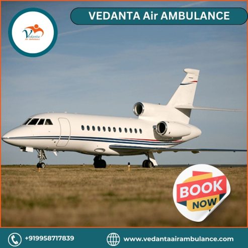 Choose Air Ambulance in Patna with Top Medical Crew by Vedanta